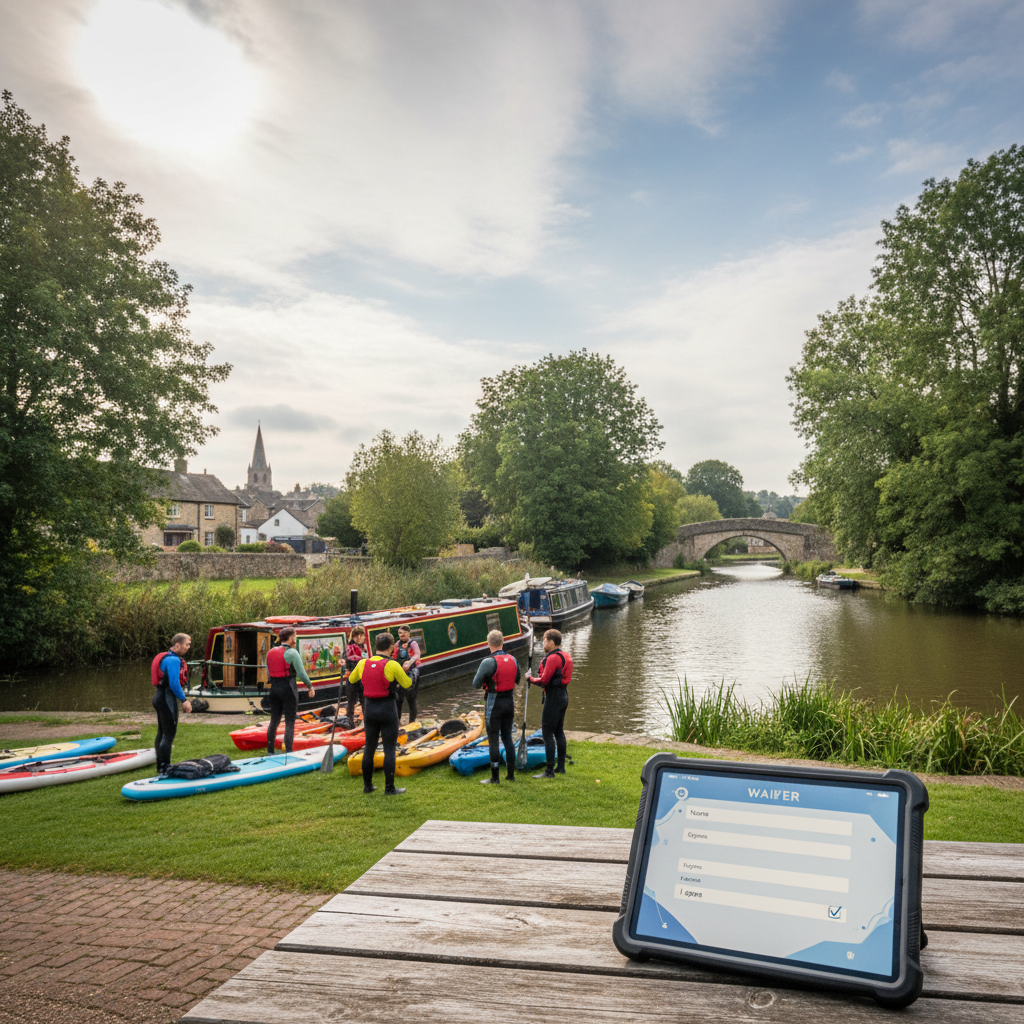 Offline Digital Waivers for Remote Kayak Launch Sites